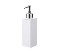 Yamazaki 4829 Tower Distributeur Slim, Blanc, Résine ABS, Minimaliste, 5.5 x 7 x 19.5 c m