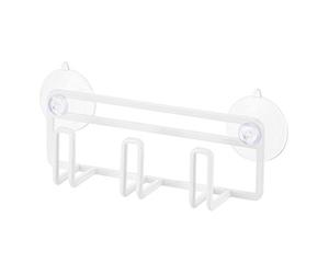 YAMAZAKI 4902 Tower Porte-éponge, Blanc, Acier, Minimaliste, 16 x 4 x 5.5 c m