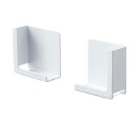 Yamazaki 4984 Tower Support de Tablette magnétique, Blanc, Acier, Minimaliste, 5 x 2.5 x 5 c m