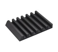 YAMAZAKI 5275 Tower Tablet Stand, Black, Aluminum/Silicone, 10 x 13 x 1.8 cm