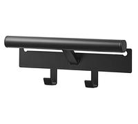 Yamazaki 5317 TOWER Cintre pour sac à dos, noir, Acier/Polypropylène, minimaliste, 26 x 6.5 x 10.5 c m