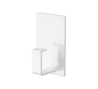 Yamazaki 5417 TOWER Crochet magnétique pour panier à linge, blanc, Acier/Aimant/Silicone, minimaliste, 8 x 4.3 x 12 cm (L x P x H)