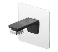 Yamazaki 5490 Tower Film Hook Soap Holder with Magnet, Black, FILMHOOK : ABS Resin/Magnet/Polycarbonate/Pet/Silicone SOAP Holder : Stainless Steel, 7 x 5.5 x 7 cm