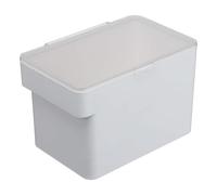 YAMAZAKI 5611 TOWER Pet Food Container (3,5 kg), white, ABS Resin/Silicone, 30 x 19.7 x 19.2 cm