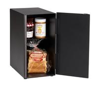 YAMAZAKI 5681 TOWER Bread Case Tall, black, Steel, 22 x 34.5 x 41 cm