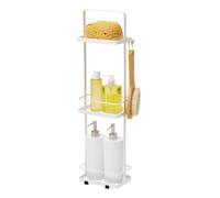 Yamazaki 6634 Tower 3~Tiered Rack, White, Steel, 18 x 12 x 67 cm