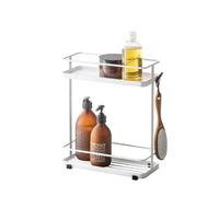 Yamazaki 6790 TOWER Support pour distributeurs, blanc, Acier, minimaliste, 28 x 12 x 33.5 c m