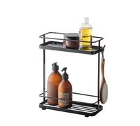 Yamazaki 6791 Tower Dispenser Rack, Black, Steel, 28 x 12 x 33.5 cm