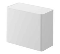YAMAZAKI 6905 TOWER Etui pour filtre à café, blanc, polypropylène, design minimaliste, 18,4 x 9,2 x 15,4 cm (LxPxH)