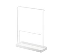 Yamazaki 6987 Tower Support d'accessoires et de Lunettes de Soleil, Blanc, Acier, Minimaliste, 20 x 7.5 x 25.5 c m