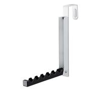 YAMAZAKI 7162 SMART Cintre de porte stockable, noir, Acier, minimaliste, 2 x 7～20.5 x 20 c m