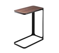 Yamazaki 7203 Frame Table d'appoint, Noir, Acier/Bois, Minimaliste, 24 x 45 x 52 c m