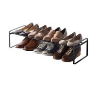 Yamazaki 7210 FRAME Extendable Shoe Rack, black, Steel, 41~70 x 25 x 17.5 cm
