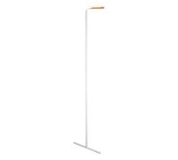 Yamazaki 7550 Tower Leaning Coat Hanger, White, Steel/Wood, 38.5 x 42 x 160 cm