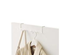 Yamazaki 7649 SMART Over~The~Door Hanger, white, Steel, 30 x 7 x 6 cm