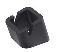 YAMAZAKI 7768 Square Support de Tablette, Blanc, Silicone, Minimaliste, 7 x 8.7 x 6.3 c m