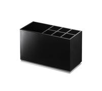 Yamazaki 7844 Mist Support de Brosse à Dents, Noir, Résine ABS/Élastomère, Minimaliste, 11 x 5 x 7 c m