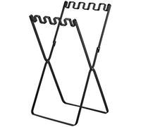 YAMAZAKI 7909 TOWER Support de sac à ordures et d'épicerie, blanc, Acier, minimaliste, 33 x 31 x 60 c m