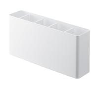 Yamazaki 8146 TOWER Kitchen Tool & Cutting Board Holder, white, Steel/ABS Resin, 30 x 6.8 x 14.3 cm