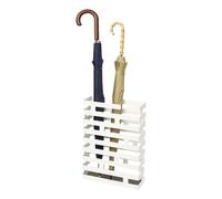 YAMAZAKI – Porte-parapluies 2360 Brick – large – acier blanc – 30 x 10 x 43 cm