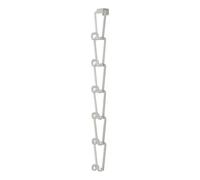 Yamazaki Porte-sac 6510 Joint Bag Holder – Acier blanc 7,5 x 8 x 77 cm – S