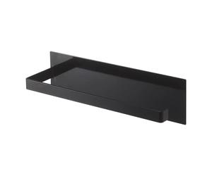 YAMAZAKI Distributeur de Rouleau de Papier magnétique en métal, Support Vertical ou Horizontal pour Serviettes de Cuisine | Acier, Taille Unique, Noir