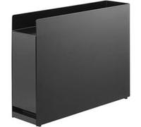 YAMAZAKI TOWER Étagère à épices, en acier - tiroir coulissant, rangement modulable pour cuisine - 50-93 x 12,5 x 36,7 cm, design japonais, noir