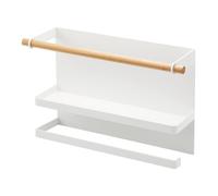 Yamazaki Hakui 5087 Porte-serviettes et feuilles magnétiques, blanc