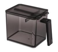 Yamazaki Home Boîte à épices | Plastique | Grande | Stockage des aliments, Noir