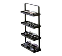 Yamazaki Home Plateau à accessoires à 4 niveaux - Porte-bijoux et organisateur de rangement | Acier, noir, taille unique