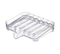 YAMAZAKI Home Plateau Auto-drainant pour comptoir d'évier en Acrylique | Porte-Savon, Taille Unique, Transparent