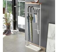 Yamazaki Home Porte-parapluies suspendu 112cm blanc avec étagère 04970