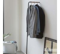 Yamazaki Home Portemanteau à adosser Portemanteau design japonais noir 38x160cm