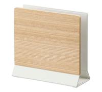 YAMAZAKI Home Rin Support Portable pour Ordinateur Portable pour Bureau dans la Chambre ou Le Bureau, Station de Rangement en Bois - Acier + Bois