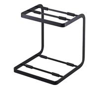 YAMAZAKI Home Support de rangement | Acier | Casier à casseroles, taille unique, noir