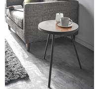 Yamazaki Home Table d'appoint ronde 38x50cm Table de chevet Tower 3 pieds noir
