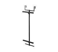 YAMAZAKI Home Tower Sac à dos à suspendre au-dessus de la porte pour placard ou chambre à coucher, support de rangement en métal à deux niveaux, installation facile - Acier