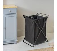 Yamazaki Panier à linge Collecteur de linge avec sac amovible 49,3x64x37,6 cm noir