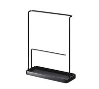 Yamazaki 6988 Tower Support d'accessoires et de Lunettes de Soleil, Noir, Acier, Minimaliste, 20 x 7.5 x 25.5 c m