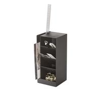Yamazaki Porte-crayons en acier noir Taille unique