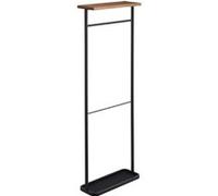 Yamazaki - Porte parapluie avec étagère intégrée Tower Noir