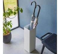 Yamazaki porte-parapluies 15x15x48cm petit étroit "Smart" métal blanc
