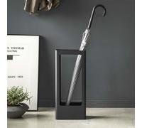 Yamazaki Porte-parapluies noir métal étroit moderne peu encombrant 22x50x12cm "TOWER