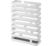 YAMAZAKI Porte-parapluies Porte-vestiaire carré blanc 2360