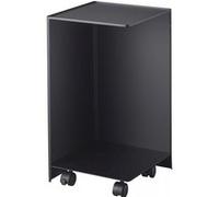 Yamazaki - Rangement pour toilettes sur roulettes Caster noir Noir G