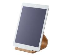YAMAZAKI 7327 RIN Support de Tablette en contreplaqué, Beige, Contre-plaqué, Minimaliste, 12 x 14 x 11.5 c m
