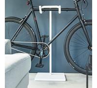 Yamazaki 1965 TOWER Bicycle Stand, white, Steel/Polypropylene/Silicone, 38 x 33 x 94 cm