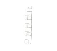 YAMAZAKI Porte-sac 6508 Joint L – Acier blanc – 19 x 18 x 113–137 cm