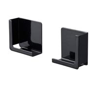 YAMAZAKI 4985 Tower Support de Tablette magnétique, Noir, Acier, Minimaliste, 5 x 2.5 x 5 c m