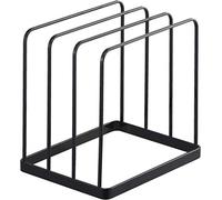 Yamazaki 5053 Tower Support de Plateau, Noir, Acier, Minimaliste, 19.5 x 16 x 19.5 c m